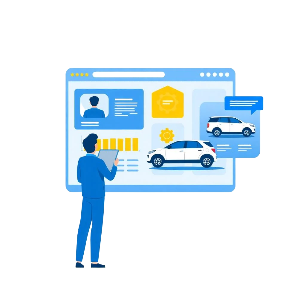 CarValue AI car valuation report illustration
