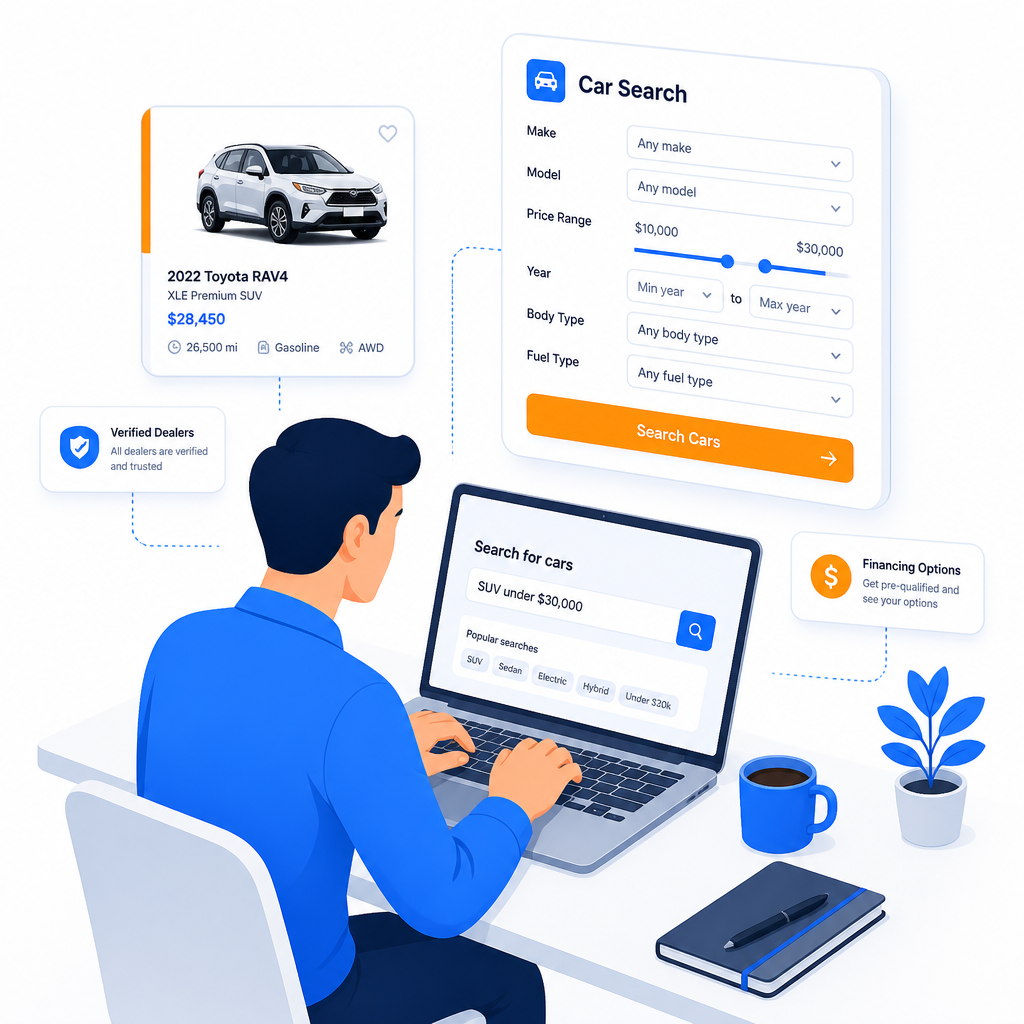 Įvesk automobilio duomenis AI vertinimui