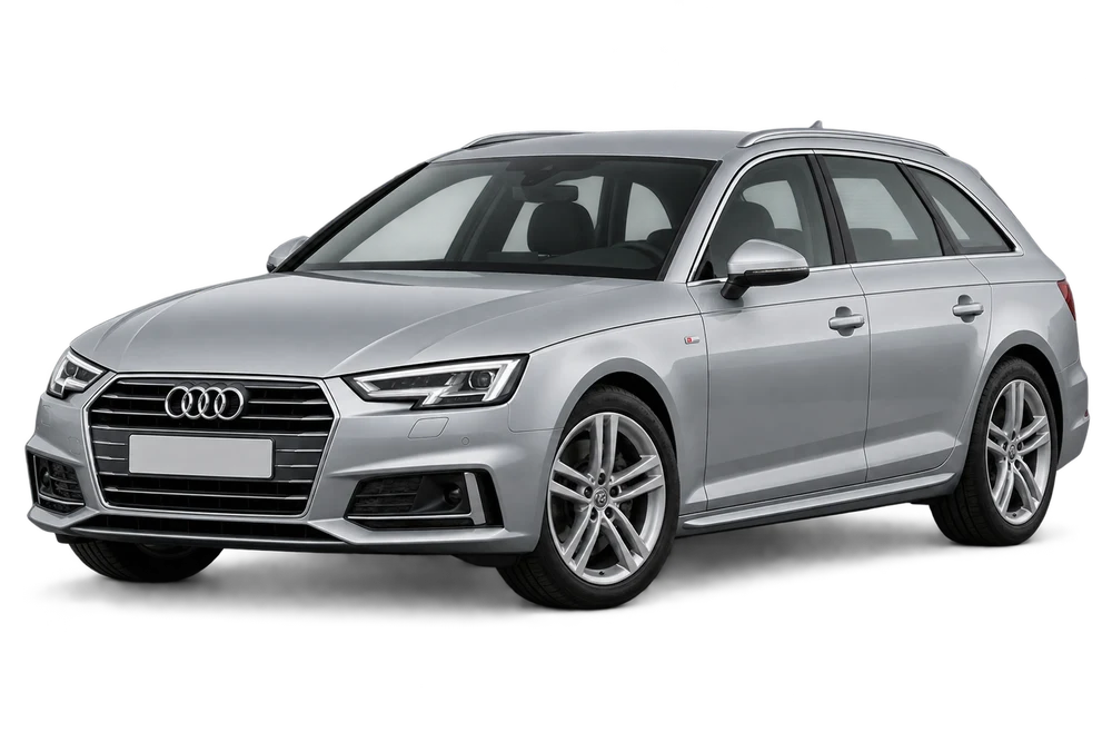 Ataskaitos pavyzdžio Audi A4 Avant iliustracija