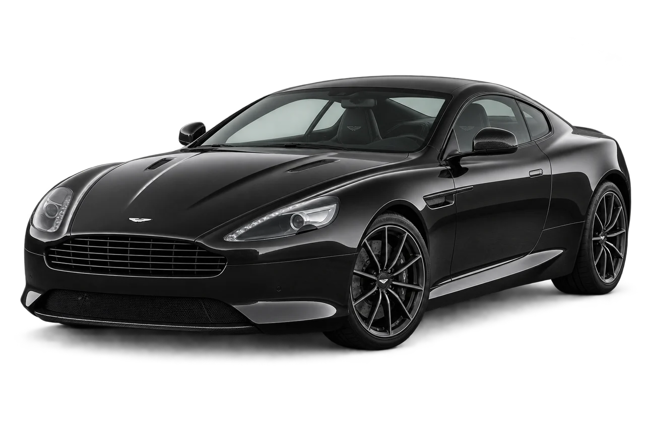 aston-martin DB9 · Modelio iliustracija