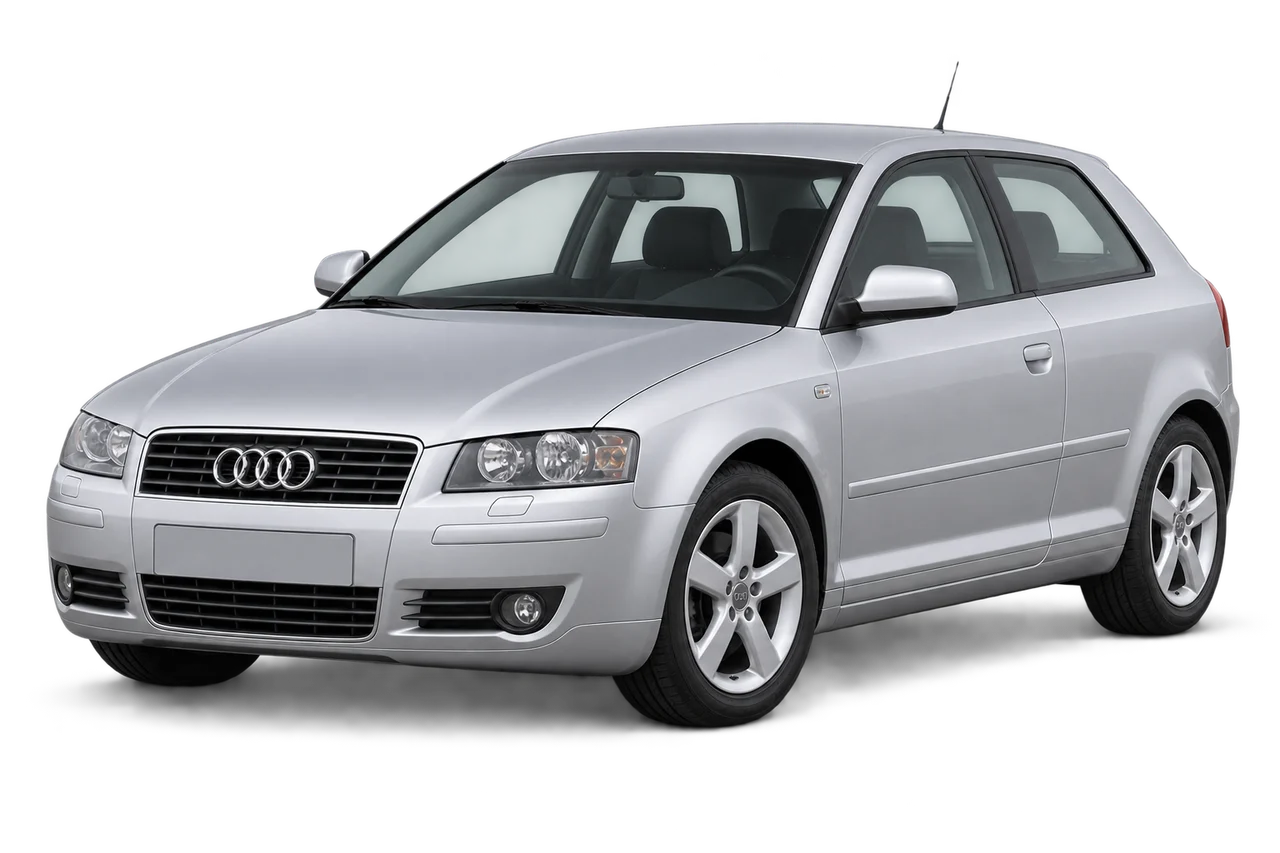 audi A3 · 8P (2003–2008) · Kartos iliustracija