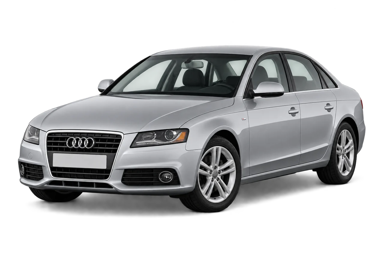 audi A4 · B8 (2007–2011) · Kartos iliustracija