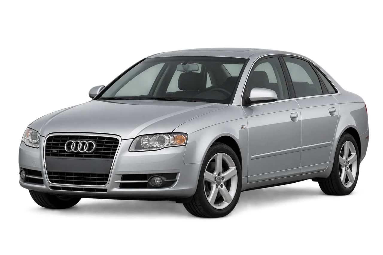 audi A4 · B7 (2004–2008) · Kartos iliustracija