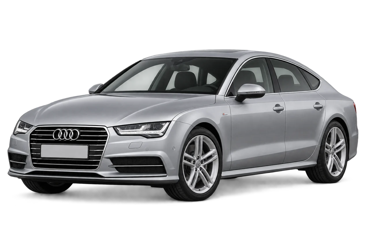 audi A7 · 4G FL (2014–2018) · Kartos iliustracija