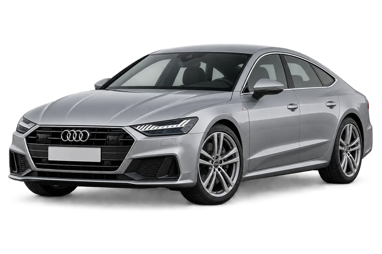 audi A7 · Modelio iliustracija