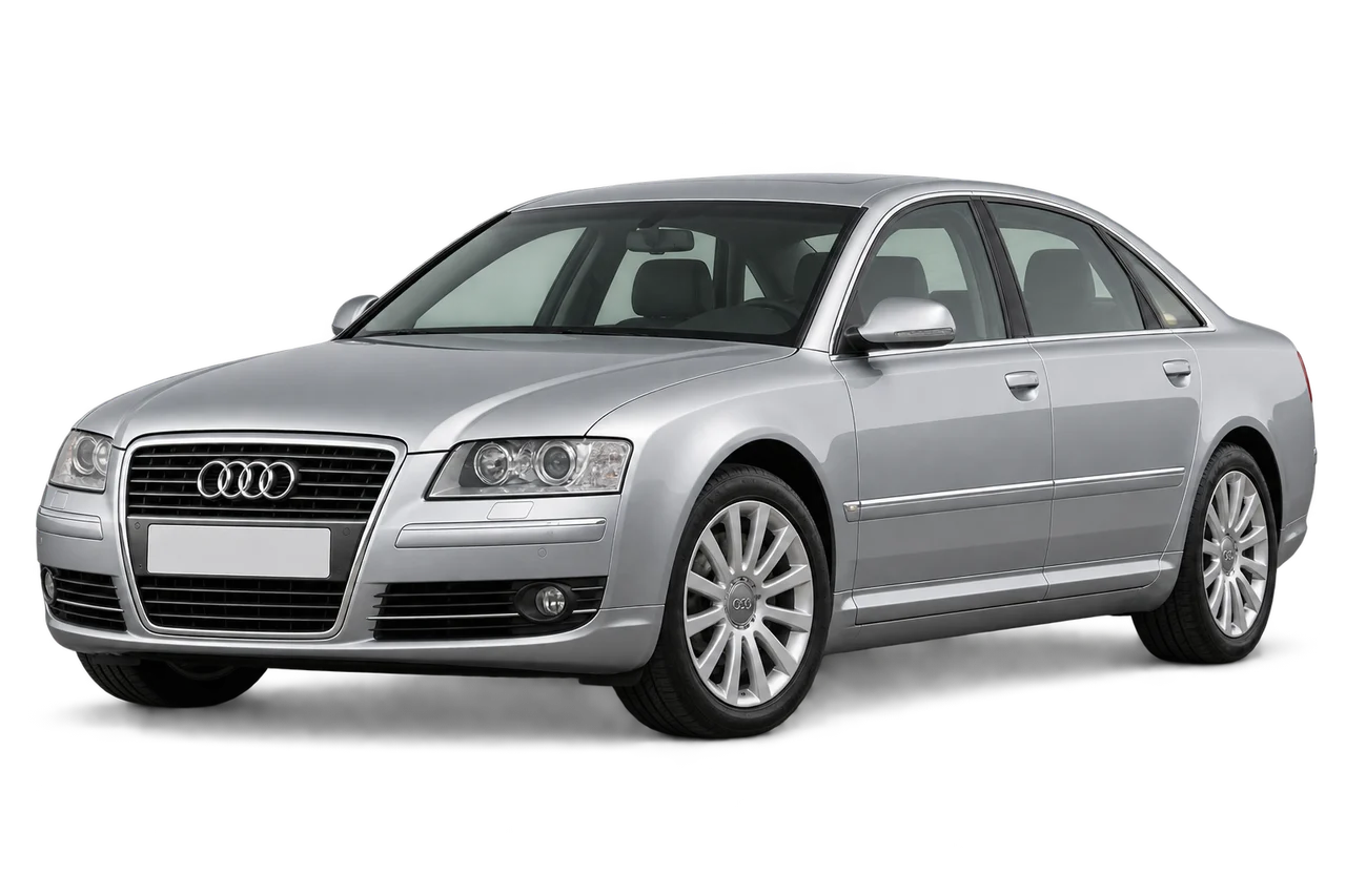 audi A8 · D3 (2002–2010) · Kartos iliustracija