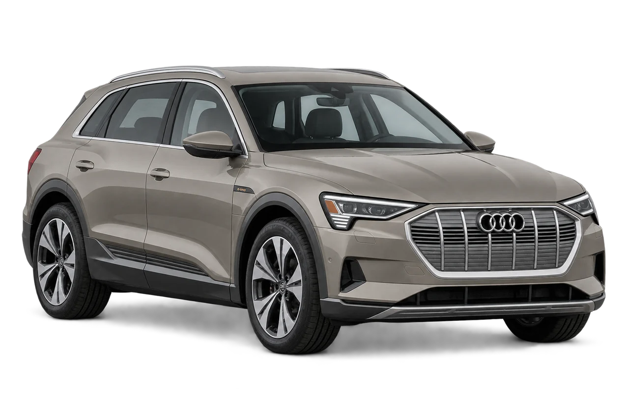 audi e-tron · Modelio iliustracija