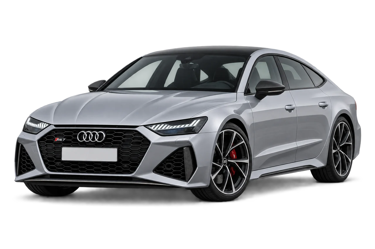 audi RS7 · Modelio iliustracija