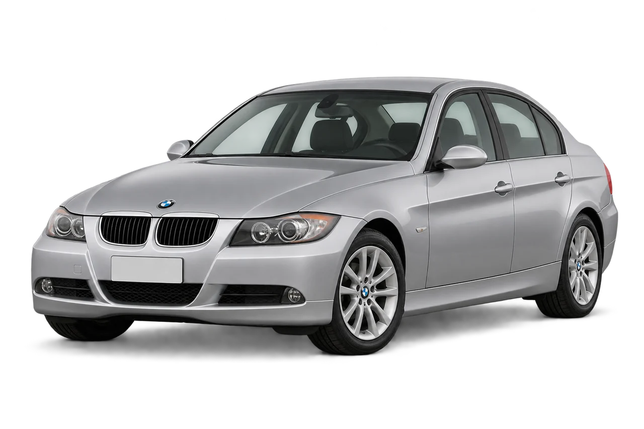 bmw 3 serija · E90/E91/E92/E93 (2005–2008) · Kartos iliustracija