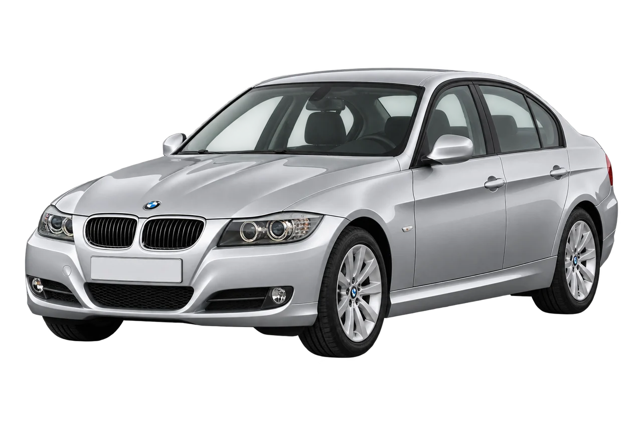 bmw 3 serija · E90/E91/E92/E93 LCI (2008–2013) · Kartos iliustracija