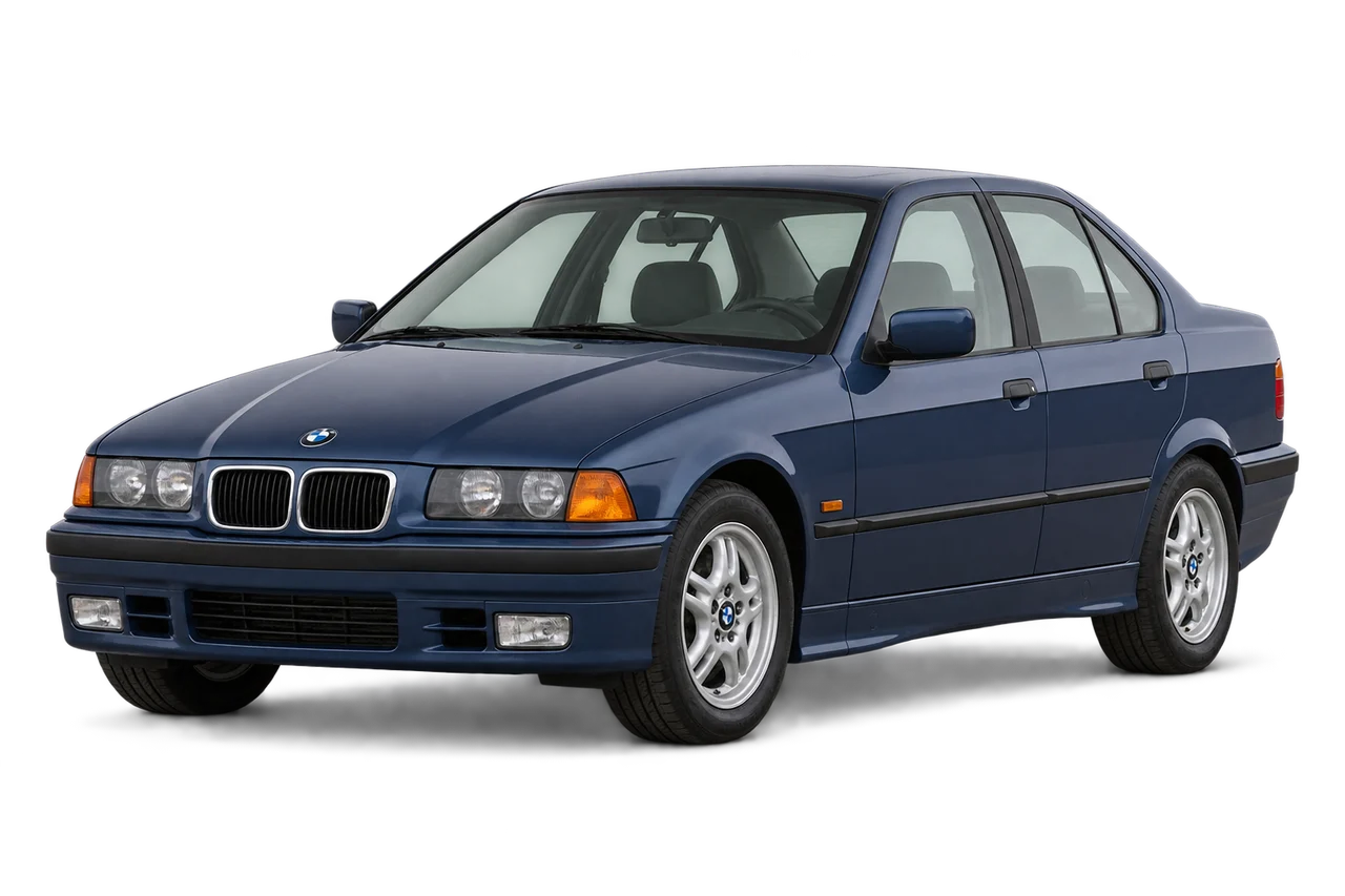 bmw 3 serija · E36 (1990–2000) · Kartos iliustracija
