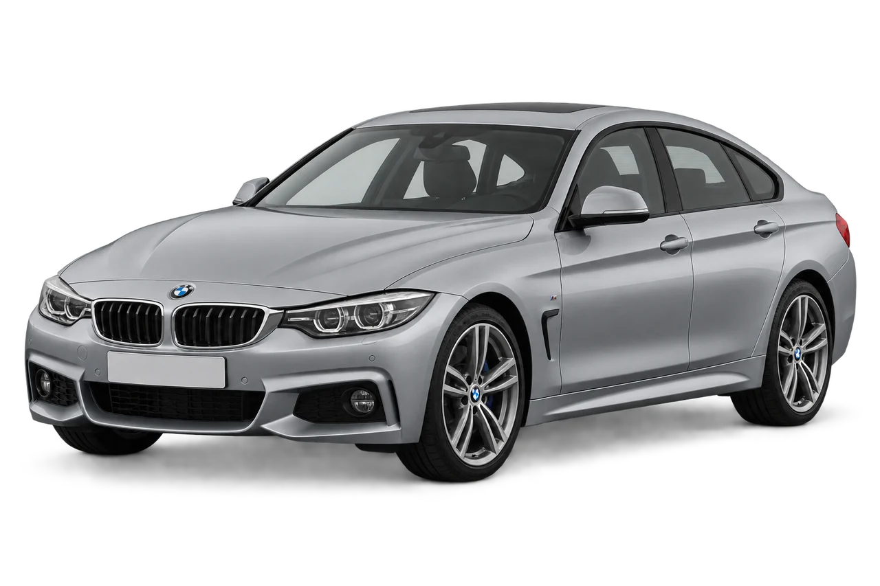 bmw 4 Gran Coupé · F36 (2014–2020) · Kartos iliustracija