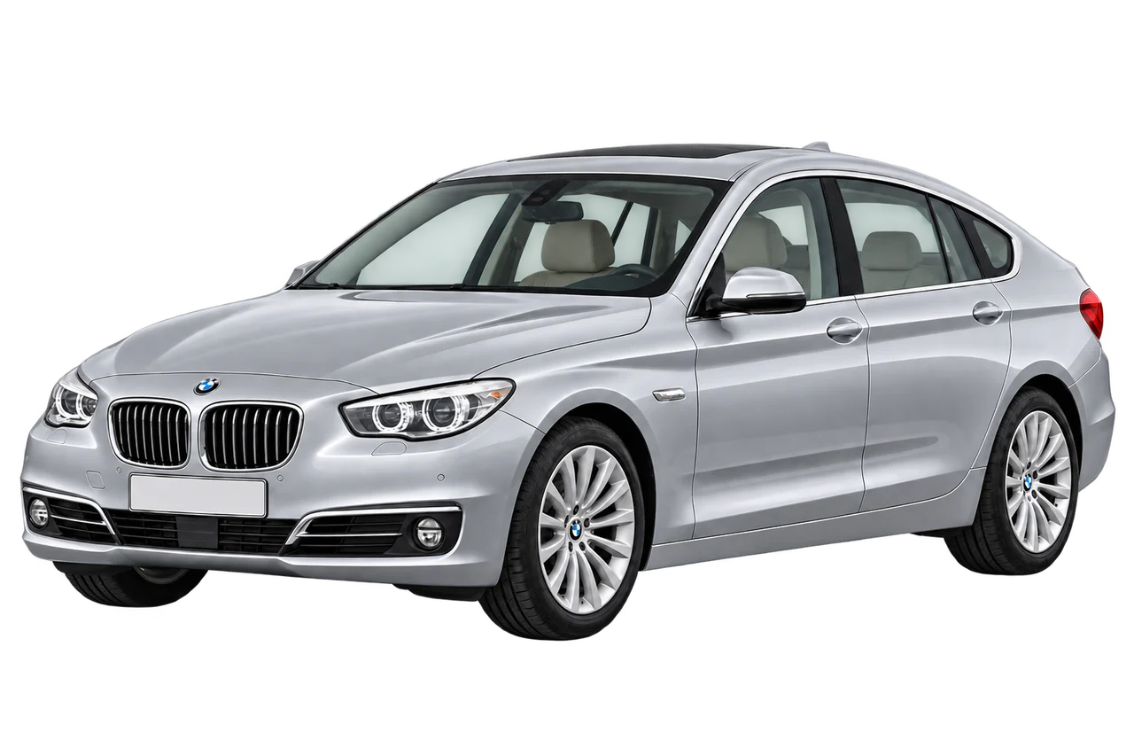 bmw 5 GT · Modelio iliustracija