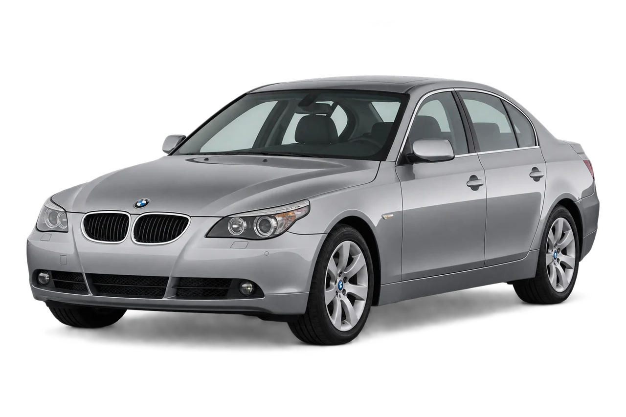 bmw 5 serija · E60/E61 (2003–2007) · Kartos iliustracija