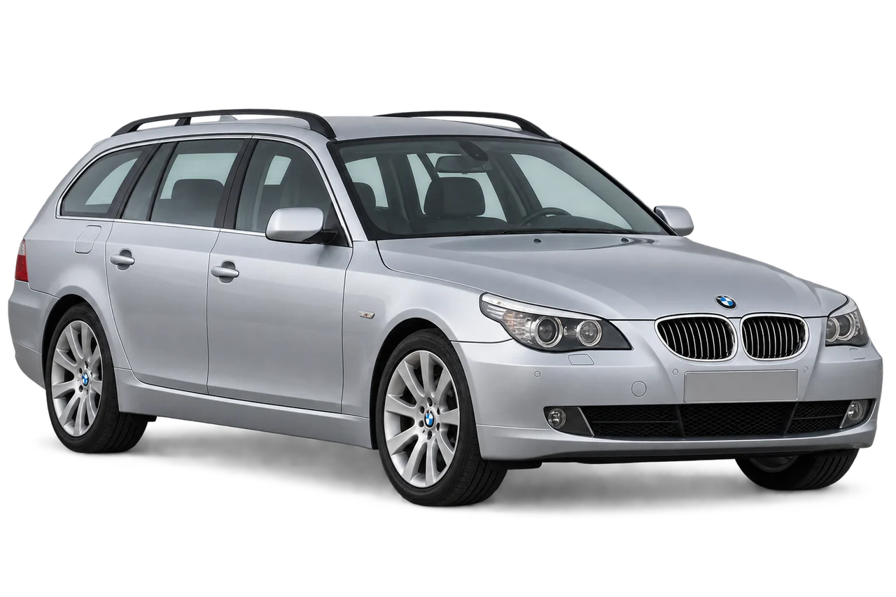 bmw 5 serija · E60/E61 LCI (2007–2010) · Kartos iliustracija