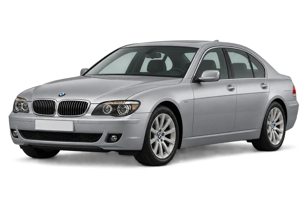 bmw 7 serija · E65/E66 LCI (2005–2008) · Kartos iliustracija