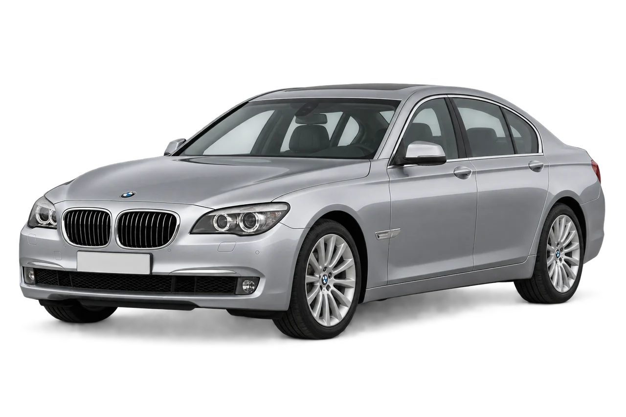 bmw 7 serija · F01/F02 (2008–2012) · Kartos iliustracija