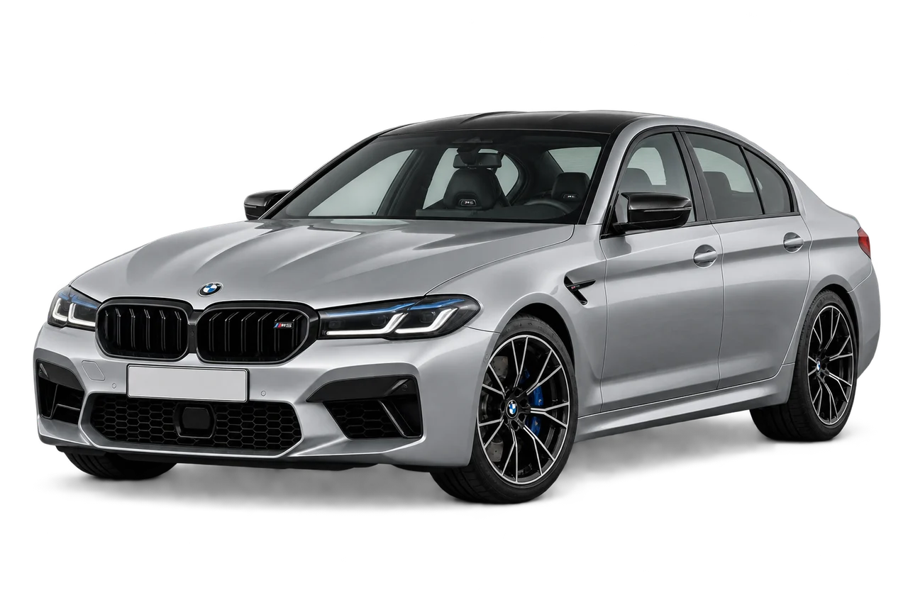 bmw M5 · Modelio iliustracija