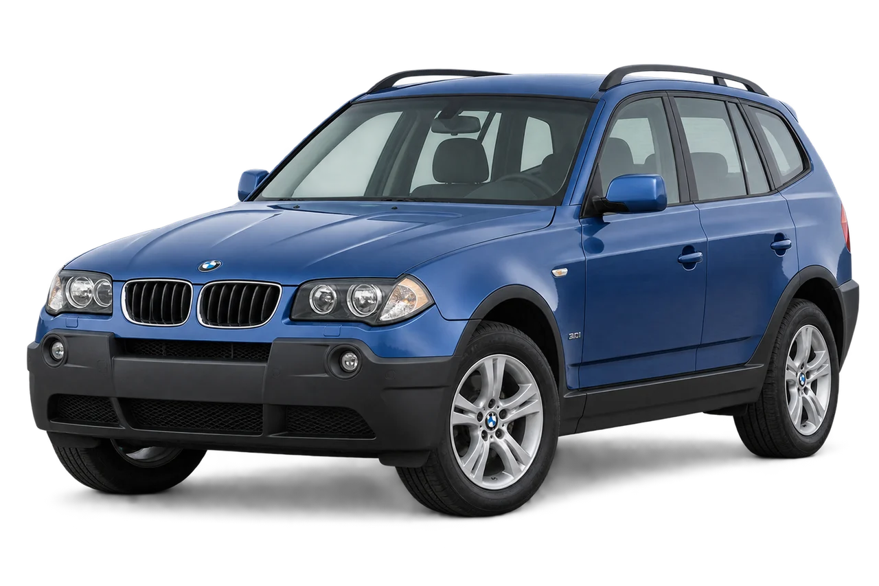 bmw X3 · E83 (2003–2006) · Kartos iliustracija