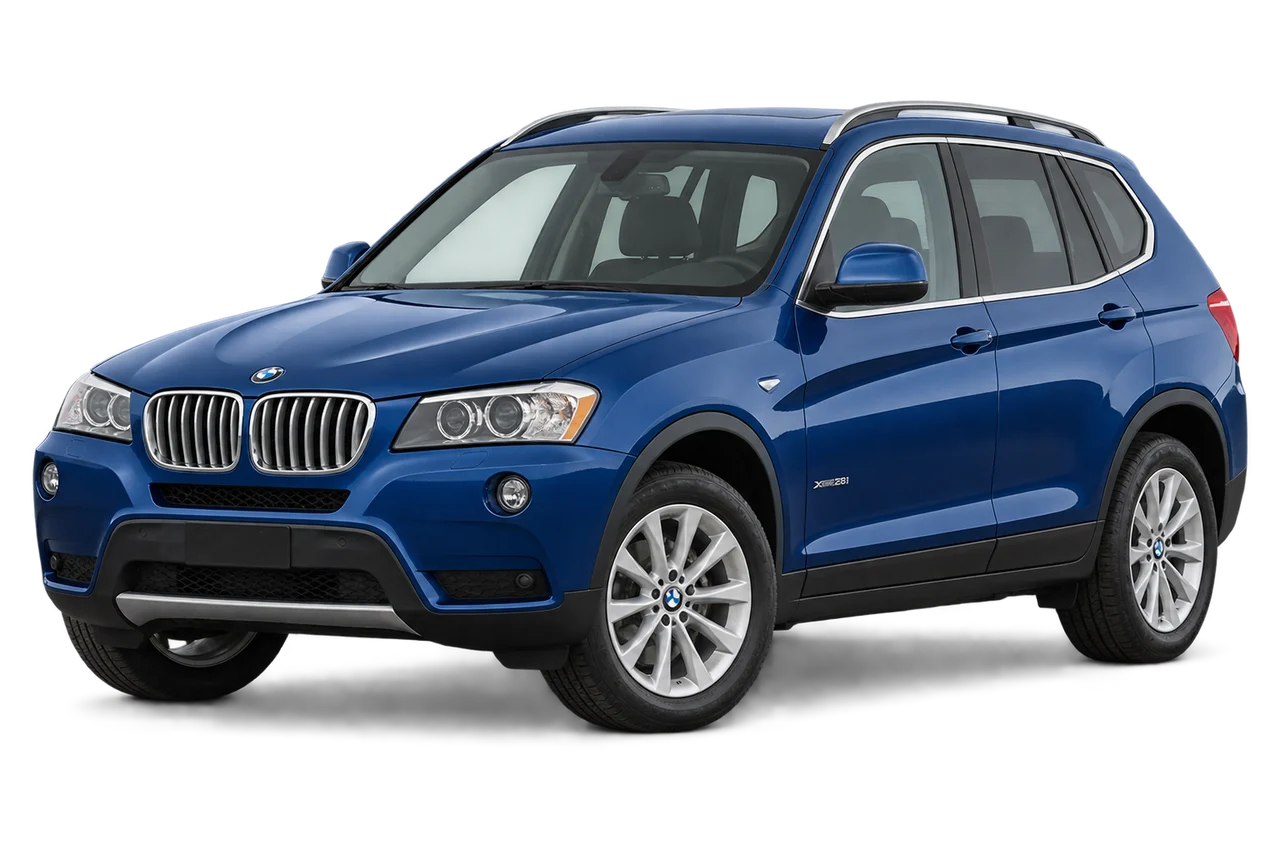 bmw X3 · F25 (2010–2014) · Kartos iliustracija