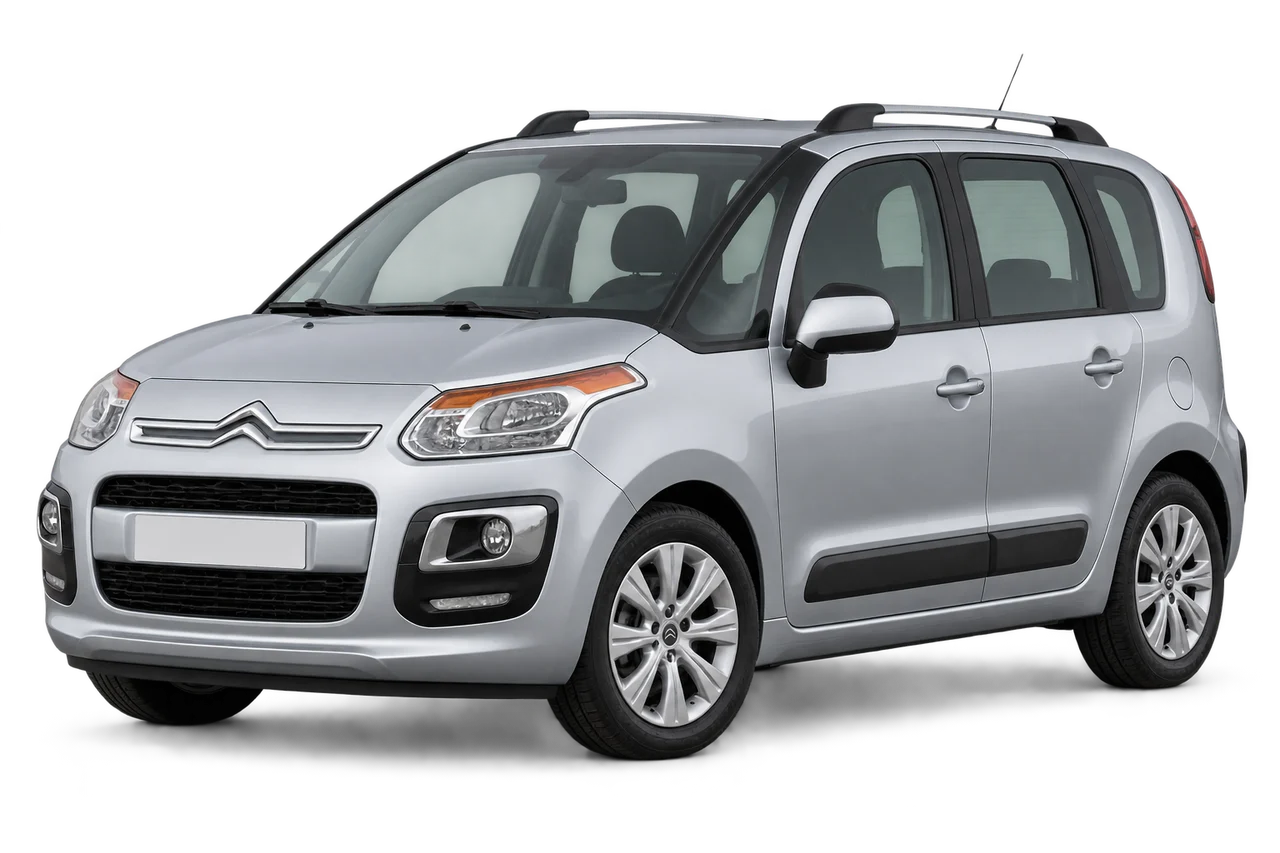 citroen C3 Picasso · Mk1 (2008–2013) · Kartos iliustracija