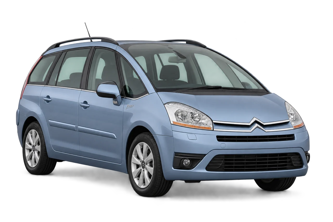 citroen C4 Picasso · Mk1 (2007–2013) · Kartos iliustracija
