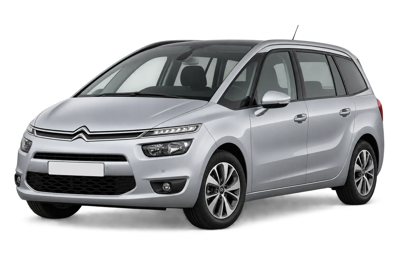 citroen C4 Picasso · Mk2 (2013–2016) · Kartos iliustracija