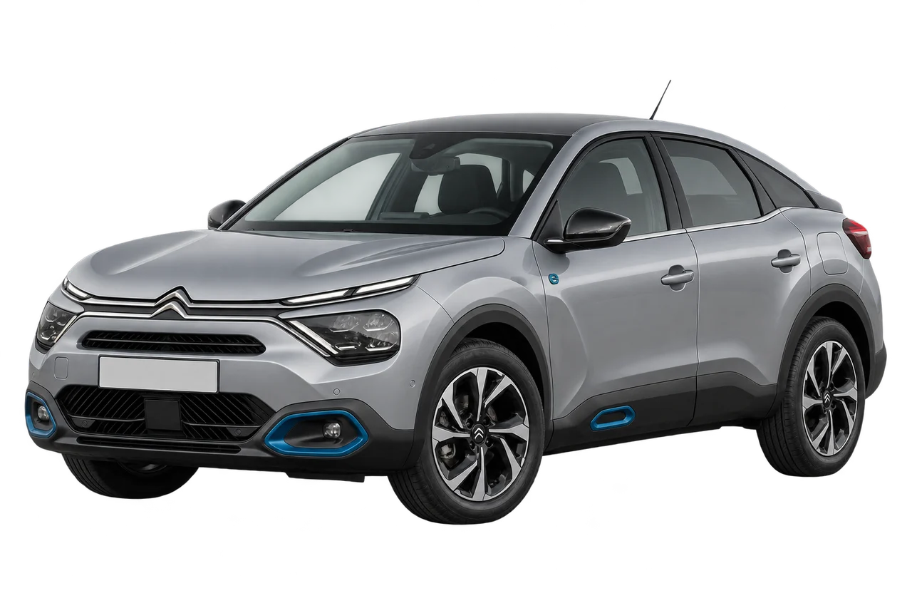 citroen ë-C4 · Modelio iliustracija