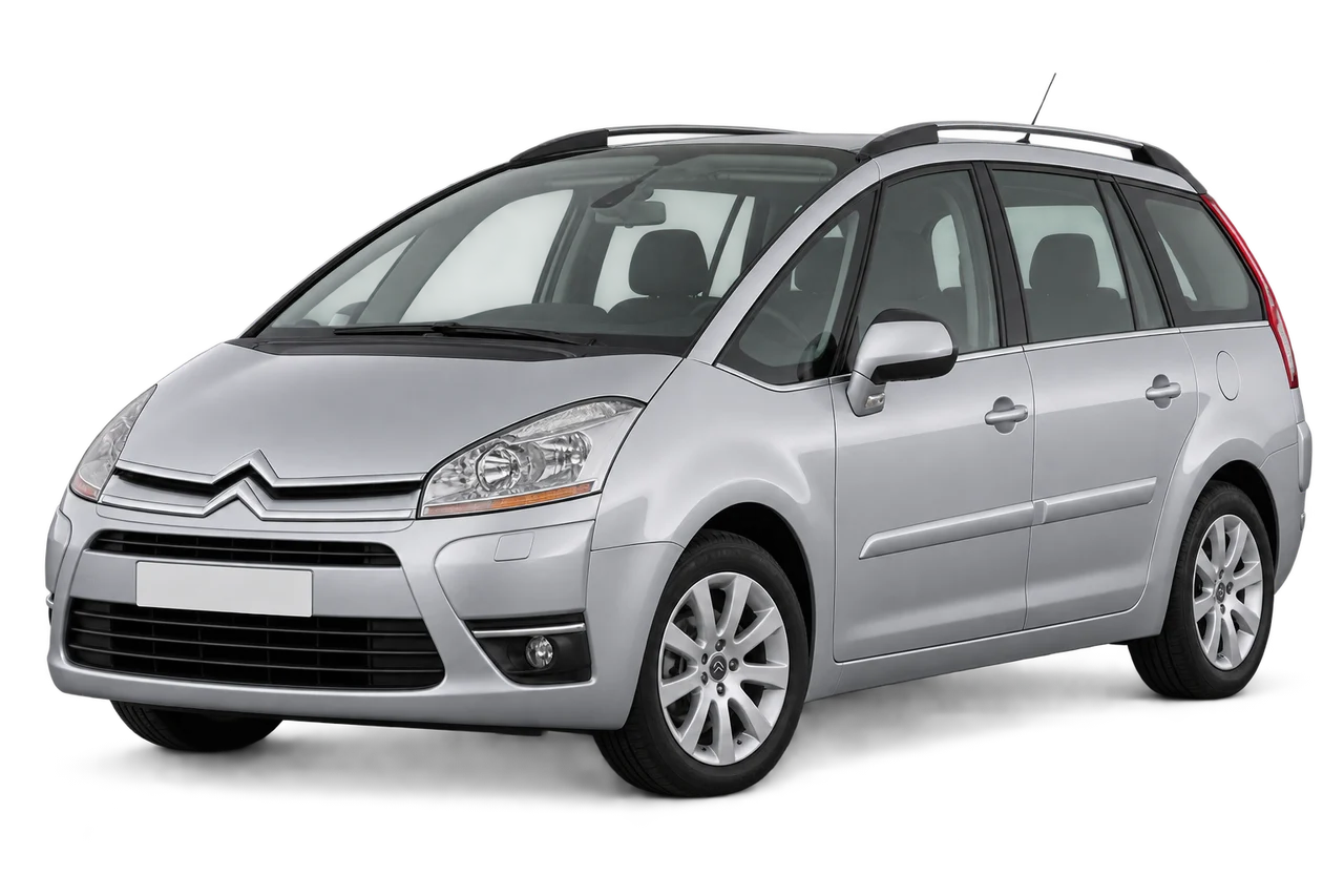 citroen Grand C4 Picasso · Mk1 (2006–2013) · Kartos iliustracija