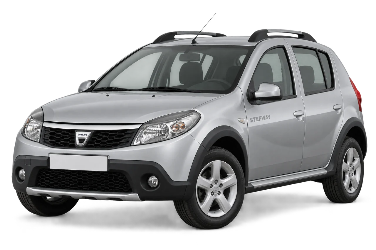 dacia Sandero Stepway · Mk1 (2008–2012) · Kartos iliustracija