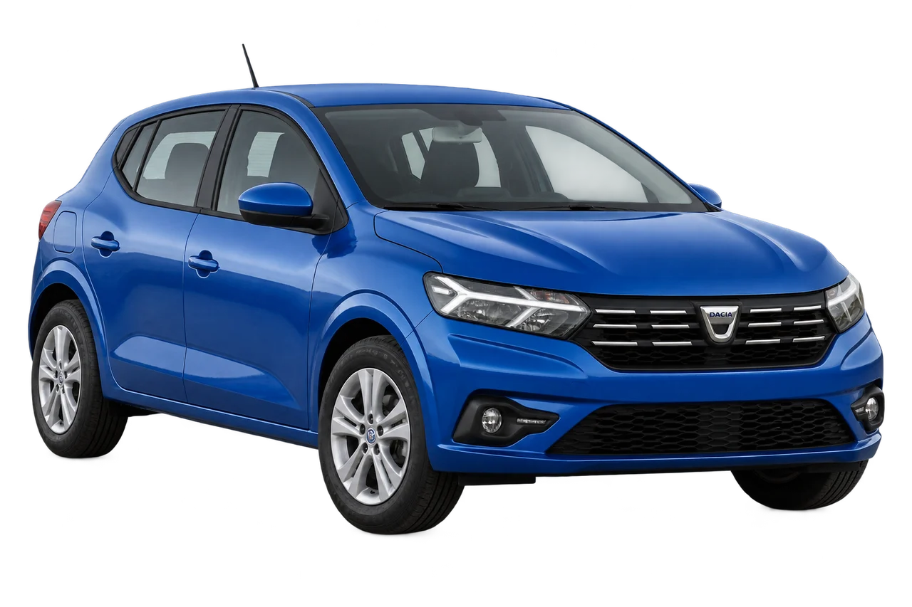 dacia Sandero · Modelio iliustracija