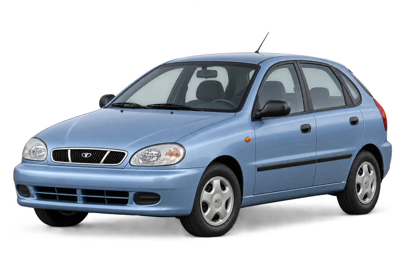 daewoo Lanos · Modelio iliustracija