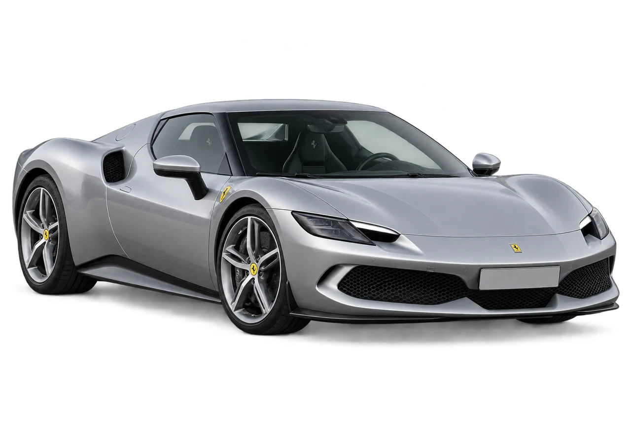 ferrari 296 · Modelio iliustracija