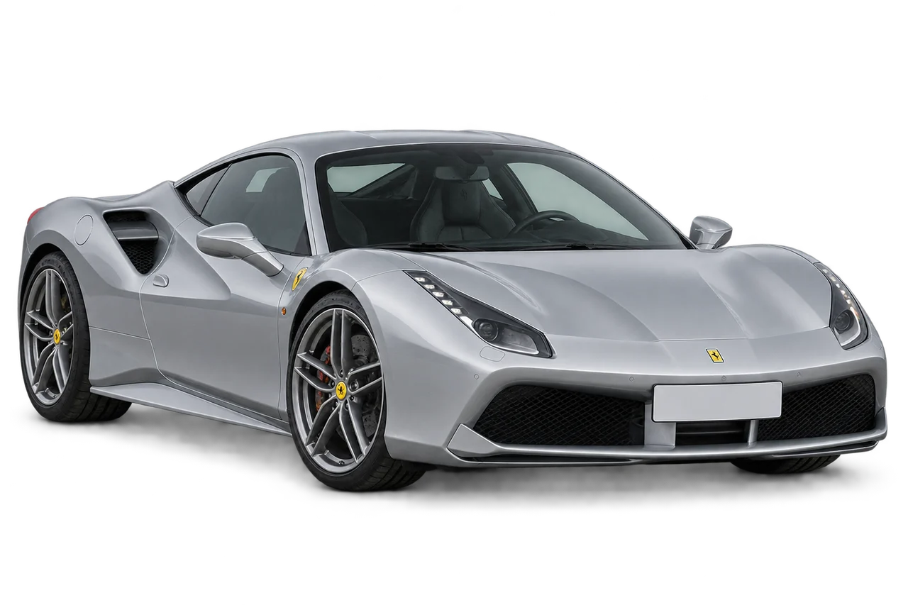 ferrari 488 · Modelio iliustracija