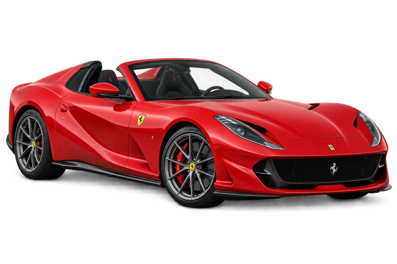 ferrari 812 · Modelio iliustracija
