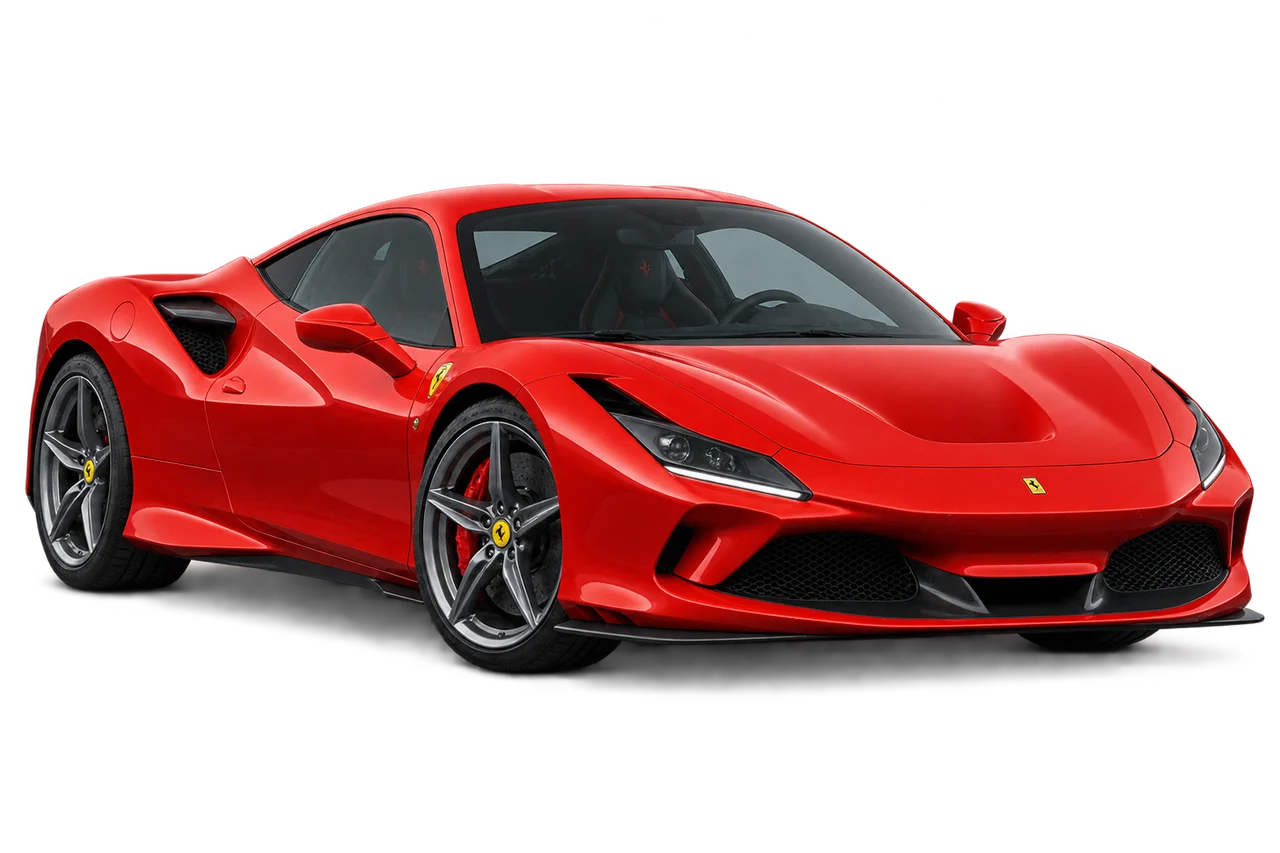 ferrari F8 · Modelio iliustracija