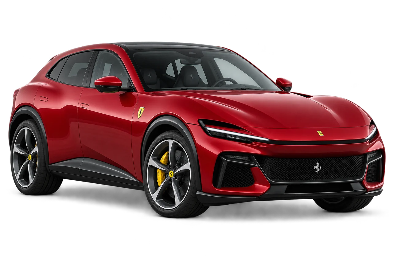 ferrari Purosangue · Modelio iliustracija