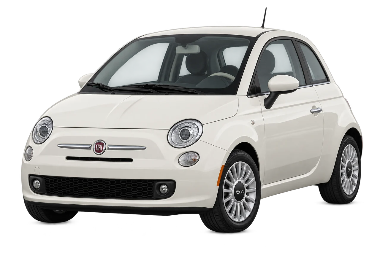 fiat 500 · Mk1 (2007–2015) · Kartos iliustracija