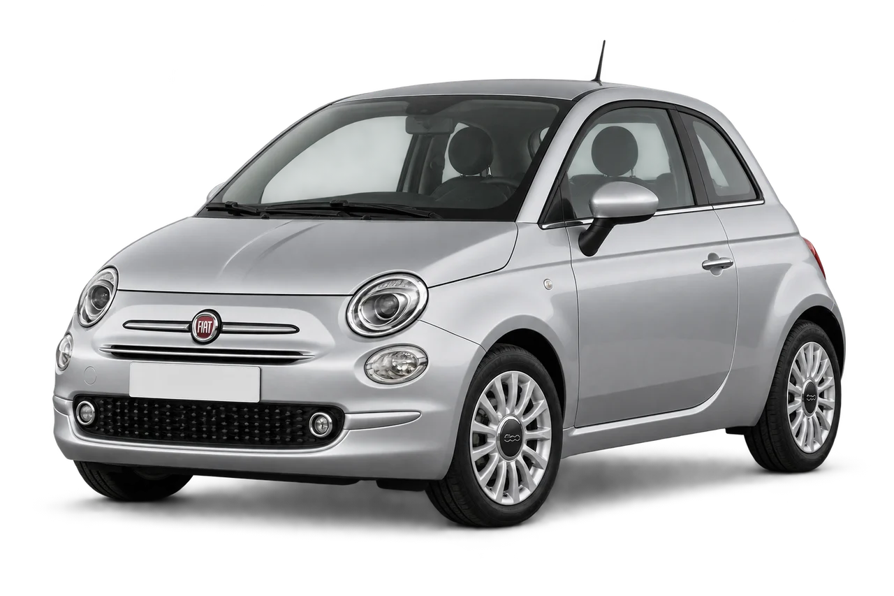 fiat 500 · Mk1 FL (2015–2020) · Kartos iliustracija