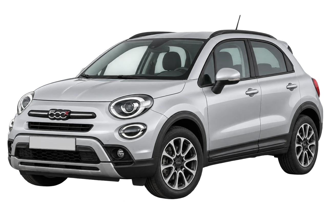 fiat 500X · Modelio iliustracija