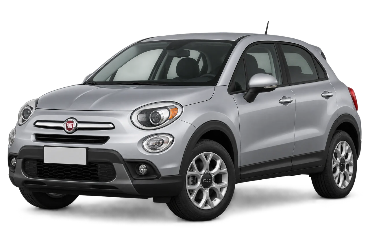fiat 500X · Mk1 (2014–2018) · Kartos iliustracija