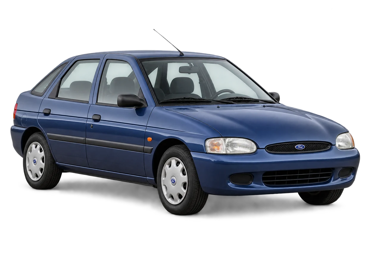 ford Escort · Modelio iliustracija
