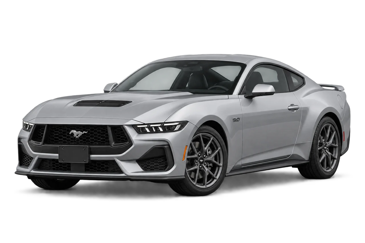 ford Mustang · Modelio iliustracija