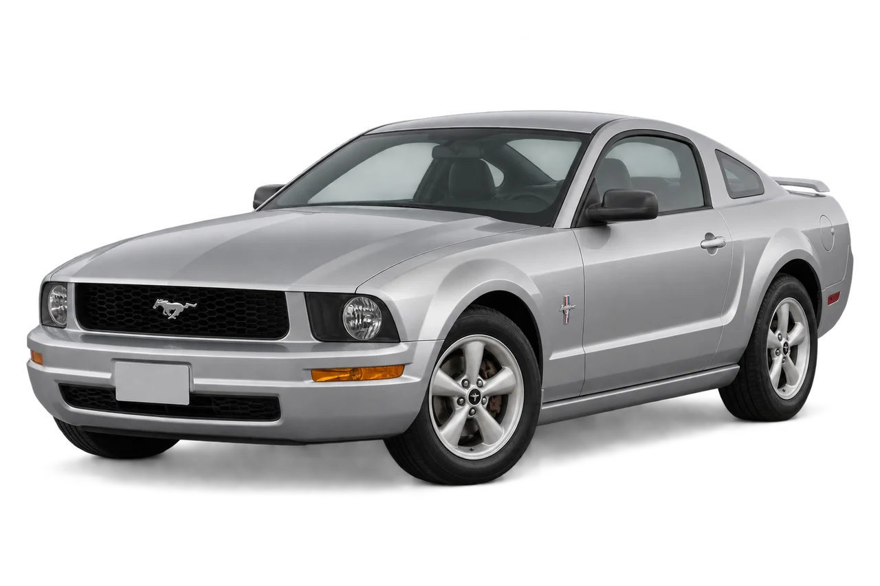 ford Mustang · S197 (2005–2014) · Kartos iliustracija
