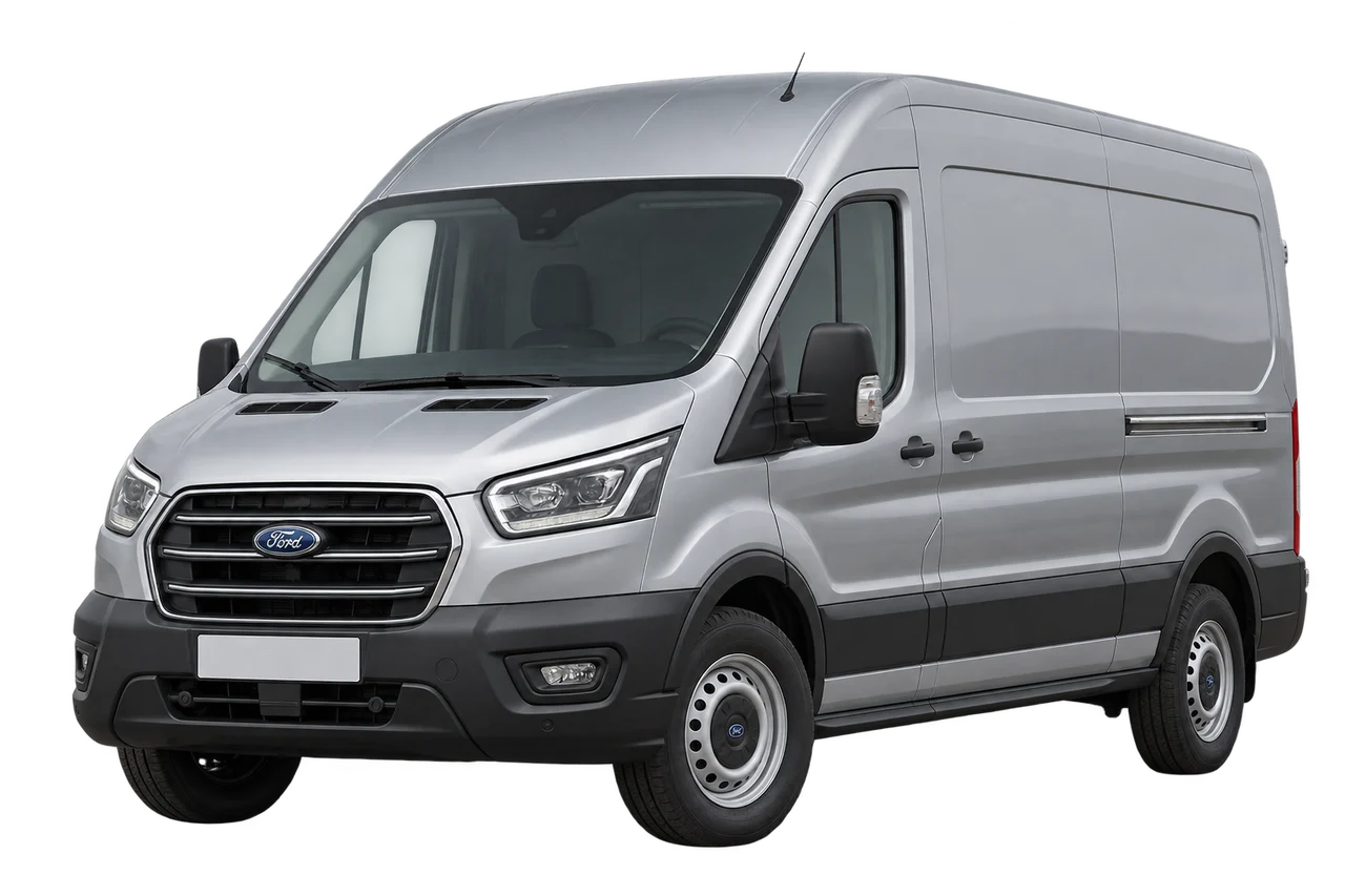 ford Transit · Modelio iliustracija
