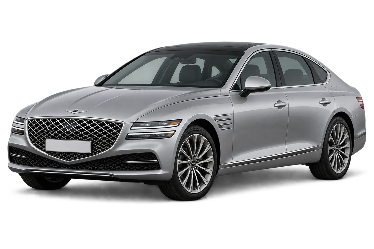 genesis G80 · Modelio iliustracija