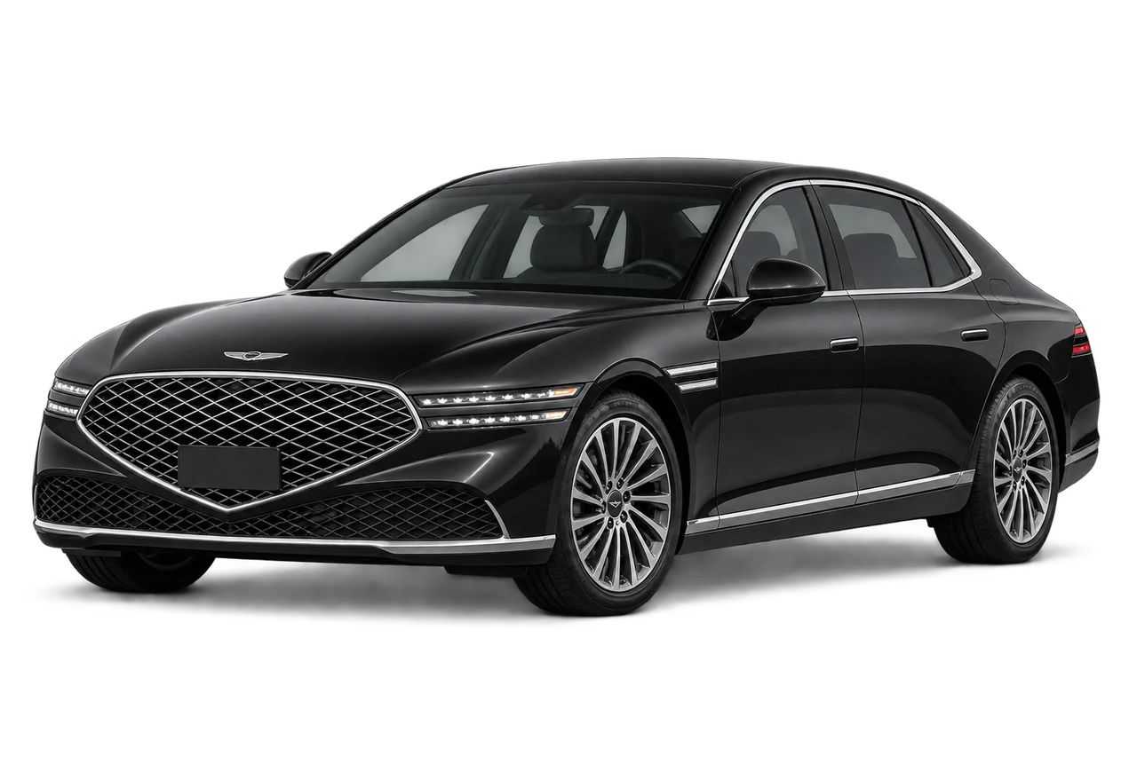 genesis G90 · Modelio iliustracija