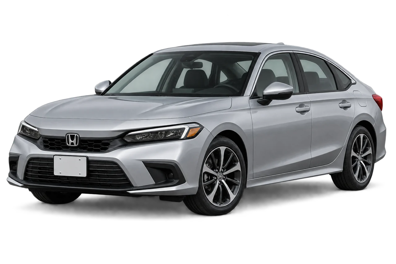 honda Civic · Modelio iliustracija