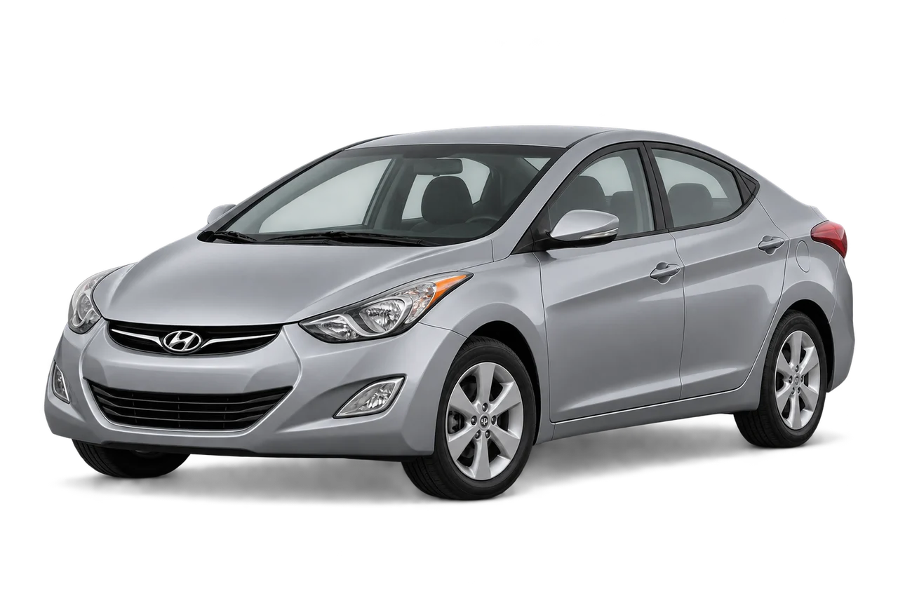hyundai Elantra · MD (2010–2015) · Kartos iliustracija