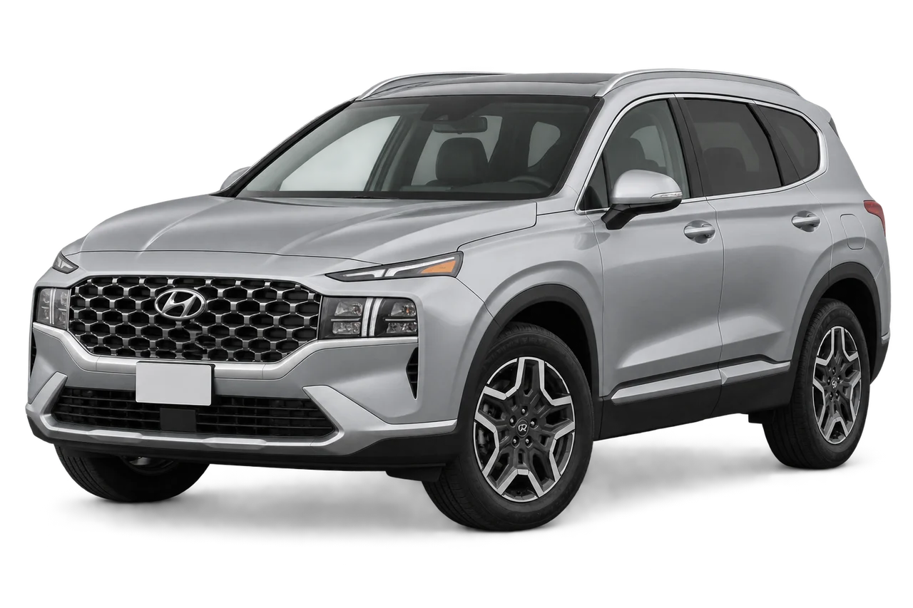 hyundai Santa Fe · TM FL (2020–2023) · Kartos iliustracija